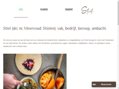 +31653204184 +6 00 15 18 3 3037 335 48 5 9 ambacht bar bedrijf bepaald beperk bergweg beroep betal biodiversiteit borrelplank boter brod central contacter contant dank dieetwen dieetwens direct ep epicentrum ernar euro europa extra filosofie foto gan gang gebond geleid gerecht gev glas groenteboer hand hopelijk i.p.v iederen imker inbegrep indien info@stielrestaurant.nl jager kaasmaker kaasplank kas keramist klein kwalitatief lat lizzy lokal m mak mee meervoud menu mogelijk nederland nem opties passend red regel reserver restaurant rotterdam s sam seizoen server snel som stat station stiel stoel strev t/m tafel tijdig toekomst vak vanaf verander verwelkom vier vind voedselverspill voorbat voorkeur vrag waarbij water we werk west west-europa wet wijn wijnmaker wildplukker will wissel woensdag zan zaterdag zoet zull