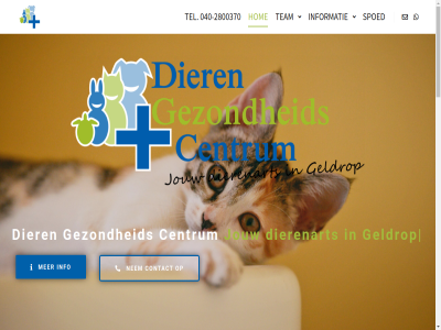 -2800370 040 2800 370 5664 76 bogardeind bv centrum contact dier dierenart dierenziekenhuis ek geldrop gezond hom info informatie jouw merknam nem spoed team tel