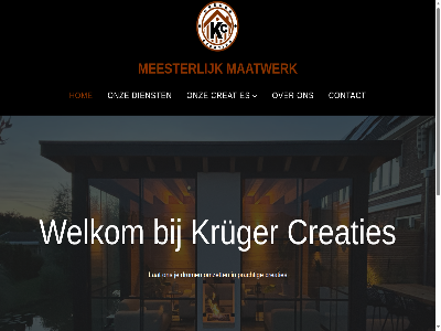 +31 2026 44345696 6 96441402 algemen contact content creaties dienst drom exterieur hom hout info@krugercreaties.nl interieur kruger kvk lat maatwerk meester omzet onz prachtig privacy skip to verklar voorwaard welkom