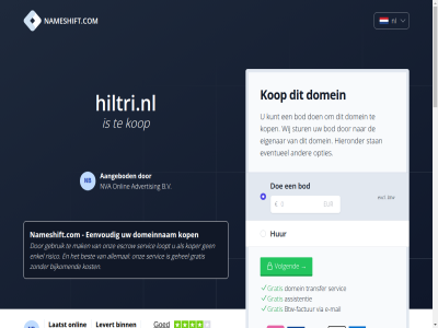 1 2004 2026 2288aa 24 6 88910652 aangebod aankoopprijs accepteert advertis allemal assistentie aud b.v bedraagt benodigd bent best betaalmethod betaalt bezit bijkom binn bod breng btw btw-factur cad chf commissie currency czk dienst direct direct-kop dkk doe domainexpert domein domeineigendom domeinnam doorlooptijd duurt e e-mail eenvoud eigenar enig enkel escrow eur eventueel excl extra factur gat gbp gebeurt gebruik gegeven gehel geinteresseerd geled gemiddeld gratis hieronder hiltri.nl hkd hoelang huf hur jpy jullie kop koper kost kunt kvk laatst languag levert loopt mail mak menu mogelijk nameshift.com nauw nb nederland nl nl864820458b01 nok nva nzd onlin onz open opties overdracht overdrag overeengekom pln prijs reken rijswijk risico ron sam sek servic sgd sinc slecht snel stan steenplaetsstrat stur transfer uiteraard usd uur veelgesteld veilig verkoper verkrijg via volgend voordat vrag welk werk wij wilt zar zodat zorg