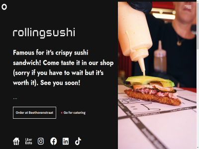 00 1077 12.00 2025 21 36 a also amsterdam as at b.v beethovenstrat bubbl but cater choic com condition cookie crispy delicious dishes everyday famous favourit find for fresh fri go great hav healthy hom hour if info it jh lunch mon nl one onlin open or order our perfect policy prices privacy quick roll rollingsushi s sandwich sat see shop sid snack son sorry sun sushi tast tea term the to us wait worth you your