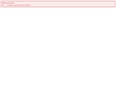 an be connection could databas error established not occured oop the