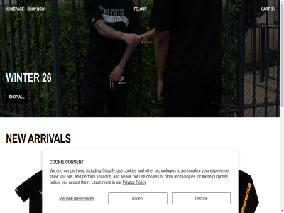 .. 0 159 2026 26 59 69 99 about accept ads again all analytic and arrival behav can cart consent contact cookie cookies declin doubl drop email eur everybody experienc felour find for h hav homepag includ information it item join layered learn legal limited list longslev manag mis mor never new not notic now or other our out partner perform personaliz policy preferences privacy purposes r refund servic shipping shop shopify show subscrib t technologies tee term the them thes to tracksuit unles use we will winter you your