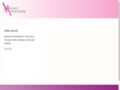 delet edit first hello it klik mor or post read selecter start tekstelement then this to voorbeeldtekst welcom winkel wordpres world writing your
