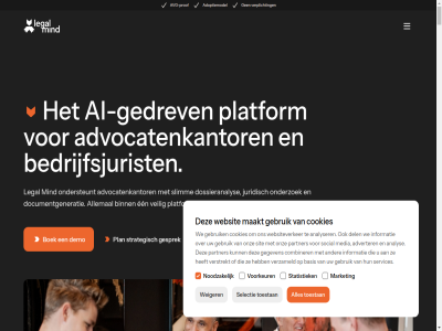 +100 0 1 3 35 5 9 95 a adoptiemodel adverter advocatenkantor ai ai-gedrev all allemal analys analyser artikel avg avg-prof b basis bedrijfsjurist binn blijft boek c certificer combiner content cookies d dagelijk de del demo documentgeneratie dossieranalys e een efficienter enkel f footer g ga gebruik gebruiker gedrev gegeven gesprek h i informatie j juridisch jurist k kantor kernprocess klant l legal m maakt market media mind n navigatie nederland noodzak o ondersteunt onderzoek onz oploss p partner platform proefperiod prof r s selectie services sfeerfoto sit slim slimm social statistiek strategisch t tech tijdswinst toestan v veilig verplicht verstrekt verzameld voorkeur we websit websiteverker weiger werk