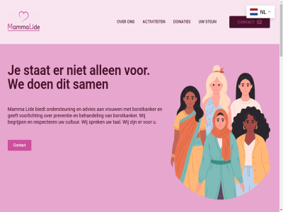06 31178911 activiteit advies anbi are begrijp behandel belangrijk biedt bijeenkomst borstkanker borstkankerpatient contact cultur den diver donaties e e-mail eig ervar ervaringsdeskund families focus geeft hag info@mammalide.nl informatie komt krijg lid lik lotgenot maakt mail mamma mammalid meegemaakt mens missie mogelijk nam nl ondersteun onz organiseert oud patient policy preventie privacy realiser respecter sprek steun stichting support tal telefon ther to two uniek us vegt voorlicht voorlichter vrouw way we werk wet wij will would you zovel