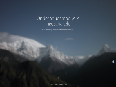2026 ingeschakeld moment onderhoudsmodus onz smitros softwar we websit werk