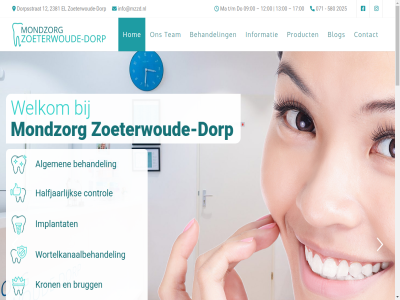 00 071 09 12 13 17 2025 2381 580 aandacht adres afsprak algemen allen allerbest allerlei apparatur behandel bel bezoekadres bied bijzonder blog brugg contact control dak do donderdag dorp dorpsstrat e e-mail een el elk facebok geleg geslot glimlach halfjar herinner hom hoogstaand implantat implantolog info@mzzd.nl informatie instagram kiez kinder kindertandheelkund kron kunstgebit kunt kwaliteit lach lat ma maandag mail mak modern mondhygienist mondzorg ontvangt onz openingstijd orthodontie per person product reinig sam samenwerk servic sms social specialist specialiteit t t/m tand tandart tandarts tandartspraktijk tandheelkund tandvleesbehandel team telefon terecht teven tuss uitgerust uitmunt uitstek uur verwacht volg vulling waarborg weekend welkom werk wij wortelkanaalbehandel zoeterwoud zoeterwoude-dorp zorg