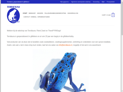 0 00 10 16 19 20 2025 21 algemen artikel assortiment bat bat-train begrip bestell bezig bezoek cart central contact content copyright dinsdag dismis diver dn facebok facebookpagina foto gedragstherapie gegeven gespecialiseerd gezond gifkikker gifkikkerhobby hond hondenlev houdt info@terrafauna.nl installatie jar kikker kikkerdag kunt laatst lat leuker mogelijk nieuwtjes onderdel onz openingstijd orthomoleculair paludariumbouw/inrichting privacybeleid product ren ruim s shop sit skip sproei sproei-installatie stan start terrafauna therapie therapyr4dogs to training uur verkrijg verlicht verzend via vind voedingssupplement voedseldier volg voorwaard waarbij webshop wel welkom wet winkel woensdag www.therapyr4dogs.nl zaterdag zit zoal zoekt zwart