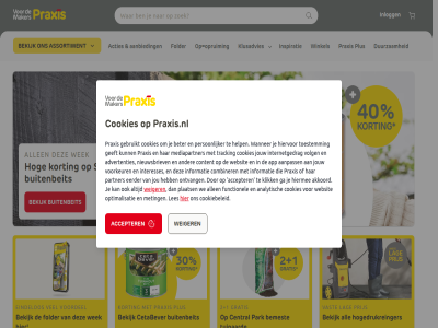 +1 2 30 40 aanbied aanpass accepter acties advertenties akkoord all allen analytisch app assortiment badkamer bekijk bemest beter bouwmarkt buitenbeit central cetabever combiner content cookiebeleid cookies de duurzam eerder eindelos folder functionel ga gebruikt geeft gratis help hiermee hiervor hog hogedrukreinger informatie inlogg inspiratie interesses internetgedrag jou jouw klik klusadvies korting lag laminat les mediapartner meting nieuwsbriev ontvang opruim optimalisatie park partner persoonlijker plaats plus praxis praxis.nl prijs sencys toestemm tracking tuinaard vast verf verlicht volg voordel voorkeur wanner we websit weiger wek winkel
