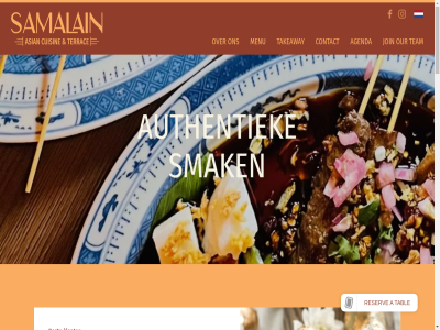 010 12.30 20 2025 21 21.00 22 22.00 251 28 3066 666 8288 a agenda ander appetizer april asian authentiek away aziatisch bekijk bent bereik best bestell chines cocktail collega contact creaties cuisin dessert diner dinsdag diversiteit eig email enkel ervan ervar ga gedacht gelov geniet gerecht geslot gevarieerd grag gratis groet hoofdmaaltijd huisgemaakt i.v.m iced ijsthee indonesisch info@samalain.nl join keuk kg klant komt koreaan kruidig kunt let lunch maaltijd maandag menu moedig naast onlin ontvangt ontwikkel ontworp onz open openingstijd our parker pas past period prat prinsenlan recht reis reserv reserver reserveringsmodul restaurant rotterdam s sam samalain samenzijn smak som t/m tabl tak takeaway team teas telefon telefonisch terrac teven twist uur vakantie vanaf variant verfriss verk verscheid via vier vietnames vleugj vriend vriendelijk vurig waaronder we websit welkom wij zien zondag