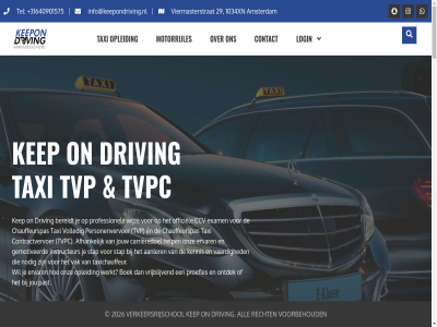 +31640901575 1034xn 2026 29 aanler aanmeld afhank all amsterdam bereidt boek carrièredoel ccv ccv-exam chauffeurspas contact contractvervoer driving en ervar exam gemotiveerd help info@keepondriving.nl instructeur jou jouw kennis kep login motor motorrijles nodig officiel on ontdek onz opleid past personenvervoer proefles professionel recht stap taxi taxichauffeur tel tvp tvpc vaardig vak verkeersrijschol viermasterstrat volled voorbehoud vrijblijv werkt wijz