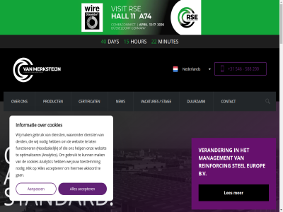 +31 15 200 2026 22 237 40 5 546 588 7602 900 a aanpass accepter adem akkoord algemen all almelo analytic arbeidsomstand b.v bedrijvenpark begint bekijk bezoek binn blijv buit by certificat cod conduct contact cookie cookies cookieverklar creating dagelijk day derd dienst dienstverlen digital duurzam echt eco een eindigt erkend ervor europ europa f familiebedrijf fences functioner gan gebied gebruik gedan genoemd group hekwerkpanel hel help hiermee hom hour informatie inters invester jouw kennis kj klik krijgt lat leading leerbedrijf les login mak management manier medewerker media mens merksteijn mesh minder minutes naadloz nederland netherland new nodig noodzak nooit ondernem onz oploss optimaliser partnership powered privacy product reinforc relaties reserved resultat right sbb servic snelheid snellink social staaldrad stag stal standard stav stel sterrenkwaliteit t the toestemm twent vacatures vak veilig verander verbeter vm voorbij voortdur voorwaard vreemd waaronder wapeningsproduct we websit wereld wereldwijd wij zak zorg