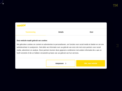 a aanpass advertenties adverter analys analyser b basis bied c combiner communicatie content cookies d del detail e functies g gebruik gegeven h i informatie j k l m maakt media n o oke onz p partner personaliser r s services sit social sterker t tandem toestemm v verstrekt verzameld w we websit websiteverker z