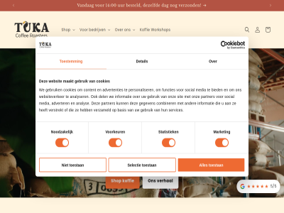 00 1 14 4 5/5 advertenties adverter analys analyser basis bedrijv besteld bied coffee combiner consent content cookies dag del detail dezelfd fairtrad functies gebruik gegeven informatie inlogg koffie maakt market media meten nijmeg nl noodzak onz partner per personaliser roaster selectie selection services shop sit social specialty statistiek toestan toestemm tuka uur vandag verhal verstrekt verzameld verzond voorkeur we websit websiteverker winkelwag workshop