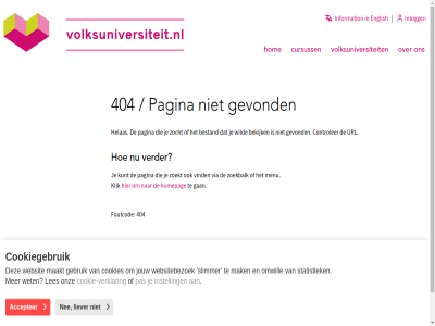 2026 404 accepter bekijk bestand controler cookie cookie-verklar cookiegebruik cookies copyright cultuurconnectie cursuss english foutcod gan gebruik gevond helas hom homepag information inlogg instell jouw klik kunt les liever maakt mak menu nee omwill onz pagina pas privacyverklar realisatie slimmer statistiek tuesday url verder verklar via vind volksuniversiteit websit websitebezoek wet wild zocht zoekbalk zoekt