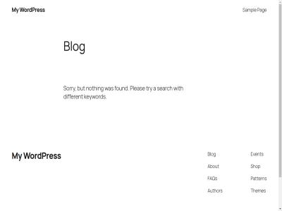 a about author blog but content designed different event faq fiv found keyword my nothing pag pattern pleas sampl search shop skip sorry themes to try twenty twenty-fiv with wordpres