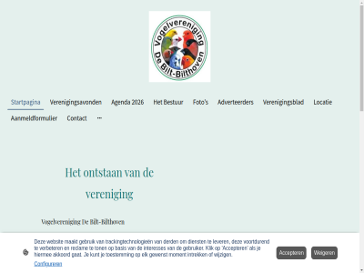 1956 1977 1999 2007 2008 2019 2026 22 25 26 30e 45 aanmeldformulier aansluit accepter adverteerder agenda akkoord all april basis begin behoeft besluit bestur bijeenkomst bilt bilt-bilthov bilthov bond bondsbureau bont centrum coesfeld coesfelder configurer contact cookie copyright deelnam del derd dienst duit eerder eerst elk elkar enkel foto gat gebruik gebruiker gehoud geleid gemeent gewenst had hervormd hierbij hiermee icon informatie interesses intrek jumelag keuz klik koe krijg kunt kwam led ledenbijeenkomst lever link locatie maakt mal mei meld moment momentel nam nederland nem nieuw onderl ontbond ontstan opdracht opgaf per recht reclam richt s samengan sind stad startpagina teld telt tentoonstell tijden toe toestemm ton tracht trackingtechnologieen vanaf verbeter veren verenigingsavond verenigingsblad viel vijftien vogelfreund vogellev vogelliefhebber vogellust vogelveren voorbehoud voortdur voorzien waarmee websit weiger wellicht wij wijzig zev zodat zoek