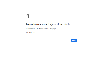 403 acces authorization denied don error hav http pag reload t this to view www.laswerknijnsel.nl you