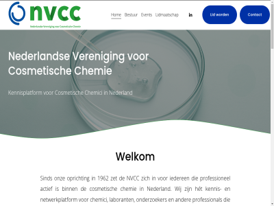 1962 actief bestur betrok binn chemici chemie contact cosmetisch event formuler het hom iederen kennis kennisplatform kwaliteit laborant lid lidmaatschap nederland netwerkplatform nvcc onderzoeker ontwikkel onz opricht product professional professionel sind veren websit welkom wij zet