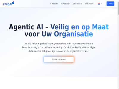 088 11 14 19 2 2025 27001 400 500 7510 aansluit aanstuurt aantal aanzien acties adoptie adviesbureau advisor agent agentic ai ai-agent ai-assistent ai-gedrev ai-kennisbank ai-ondersteun ai-oploss ai-product ai-technologie alex all alsof an analys analyse-agent analyser analyses and antwoord are assistent auditor augustus automatiseert autoriteit availabl b.v bankwaard bedrijfsbehoeft bedrijfsresultat bedrijv begin begon bekijk beleidsplann benodigd berg bescherm beschikt besliss besluitvorm bestaand bestuurder bestuursassistent beter beveil beveiligingsmaatregel bezig binn blijf blog borging bovendien captures cas categorie cea chat chat-interfac chief classificer coach collega combineert compact competenc complex complianc consultant contact continue continuity contract control controle-agent copilot daarbij daarnaast dag data datagedrev defect denk departur derd dienst diepgaand digital direct document documentanalys doel downtim drastisch dubbel due dur een eenvoud eerst effectiever effectively efficienter eig elkar employes en ene enkel ensched ensures enterpris entir ervar esg esg-standaard executiv experienced expertis expliciet faster focuss foto frequent functioneert functioner fungeert geautomatiseerd geavanceerd gebeurd gebied gebruik gebundeld gedrev geeft geert gegeven geimplementeerd gekoz generatiev genereert gespecialiseerd gevoel gewon grootst haisma hal halverweg handleid hart helder help helpt herstelplan hiat hierdor hoev hoogt houd idee identificeert implementatiepartner implementeerd impliciet inclusief industrial industriel indy info@prudai.com informatie ingezet initiatief inmiddel innovatie integraties intelligent intelligentie interfac intern inzicht irma iso it jaarverslag jar juist juridisch kampt kant kennis kennisbank kennismakelar kennisverlies kiez klant kloppend knowledg koala kost kracht krachtig krijg kunstmat kwaliteit kwaliteitscontroles laatst lanceert landschap lang lat lean learning leid leider ler les lever levert link los maa