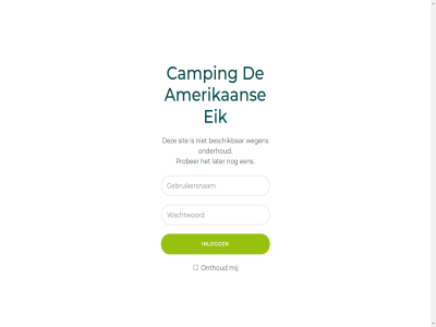 amerikan beschik camping eik hom inlogg later onderhoud onthoud prober sit wegen
