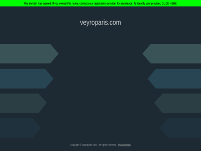 all assistanc click contact copyright domain expired for has her identify if nam owned privacybeleid provider registration reserved right this to veyroparis.com you your