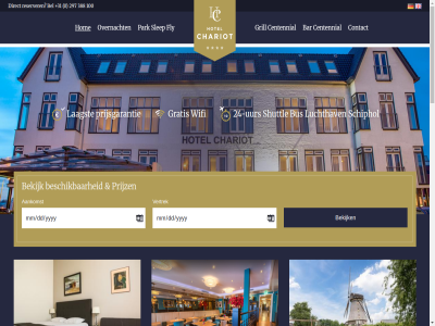 +31 0 100 1432 188 2026 24 243 297 388 aalsmeerrondvaart.nl aalsmer aankomst at bar bekijk bel bluenotion built bus by centennial chariot contact cookies direct f facebok fly googl gratis grill handig hom hotel info@hotelchariot.nl instagram kaartfout kaartgegeven laagst link luchthav media oosteinderweg opnem overnacht park parkflyschiphol.nl prijsgarantie privacy rapporter reserver restaurant retreat rondvaart routeplanner schiphol shuttl shuttlebus slep sneltoets social t tour uur vertrek virtuel voorwaard wifi