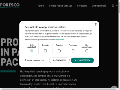 +32 +49 0 0800 11 19 19.000 2.500 2023 2025 2026 2273 24.000 34 3711.85 38.91 50 70.000 7255387 77 80.000 9001 9815415 aantal aanvrag accepter advertentie advertenties afgelop afwijz akkoord algemen ambities analysepartner analyser basis bedrijv behaalt belangrijk belgie benieuwd bericht bespaard best beteken betrouw beweegt bijeenbreng binn bom breda certificat circulair circulariteit cirkel co2 co2-vrije collect combiner complet complex contact cookie cookies dag dak del detail deutsch dienst doet draagt duidelijk duit duitsland duurzam een eig elk energie energieopbrengst equivalent ervar essentieel ewe flink foresco functie functionel ga gan gebeurt gebied gebruik geclassificeerd geeft geinstalleerd geinvesteerd geplant geproduceerd gerepareerd gesprek gezocht goed groei groener hen hoevel hout huidig ide info informatie inhoud instell just kennis klant klimaatprijs kw kwh laatst les let lever logistiek lokal luxemburg maakt manier media meest meter mogelijk moment natur nederland nem niet-geclassificeerd nieuw noodzak offert omgev omvang ontwerp ontzorg onz opbrengst opgewekt opwek packag pallet partner past per personaliser prestatie privacy privacybeleid producer product productie professional rb rb-media re re-us real real-tim realisatie recht recycl repair reparer rond sales sales.belgie@foresco.eu sales.deutschland@foresco.eu sales.nederland@foresco.eu sector sit sorter speerpunt statement steenkol strikt target tenslot tien tijd tim toekomst ton top transparantie uitdag uitgebreid ultiem updates use vandag verder verker verklar vermog verpak verstrekt verzameld vestig vierkant visie vooral voorbeeld voorwaard vrij we webdesign webshop websit weergav weergev weinig wereld werk wij wint zeker zie zonn zonne-energie zonnepanel zonnestral