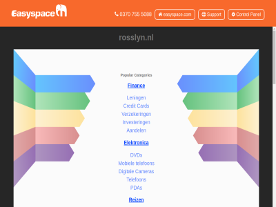 0370 5088 755 control easyspace.com panel support