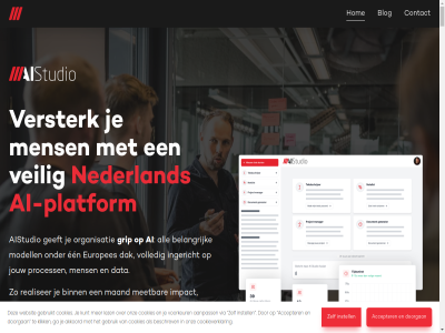 aanpass accepter ai ai-platform aistudio akkoord all beginn belangrijk beschrev binn blog complianc concessies contact cookies cookieverklar dak data denk doorgan een europes ga gebruik gebruikt geeft grip grot hoeft hom impact ingericht instell jouw klein klik kunt lez maand meetbar mens modell nederland onz organisatie platform process realiser veilig versterk via volled voorkeur websit