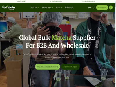 01 02 03 04 05 1000kg 100kg/year 22000 23b 5kg 7772bc a about absolutely acces acros agricultural ahead all allow altitud an analysis and antioxidant application are as asked assuranc at authentic availabl b2b bakeries baking balanced bar baristas based batch befor ben benefit best beverag beverages bio blend blog bold both boutique brand broader bulk businesses but by cacao caf cafes caffein can capabilities capsules celebrated ceremonial certificates certification certified chain channel characteristic check china chlorophyll clean clean-label client climat closely co co-manufacturer co-packer co-packer-ready coffee cok cold collection color comes companies complaint complet complianc compliant composition consistency consistency.we consistent consumer contact contribut control coordinated corporat crafted creamy creating culinary cultivation curated d d-ready defin deliver delivery demand designed dessert destination detail developer development different direct directly discover distribution distributor do documentation drink driv earthy easy efficient energy ensur environment es established ethical eu every evolved exced experienc expert explor expresses faq farm farming fast fda final first first-harvest flavor flavour focus fod foodservic for form format formulation formulation-ready frequently from fssc full full-scal functional functionality general generic get getting gift giving global globally goal grad grades gren growing guid haccp hardenberg harvest has hav health heavy hello@purematchapartners.com help her high high-quality high-volum highest hojicha hospitality hot how i ideal impact impres includ incorporat increasingly independent industries industry influences information ingredient ingredient-grad innovator insight international internationally into it its japan japanes jas just known kosher l l-theanin lab lab-tested label larg large-volum lat latest launch lead leading learn leaves len let lik lin list logistic mad maker manufacturer market ma