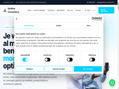0 01 02 03 04 05 06 1 100 11 16 2 20 2026 3 3082 4 4.9 5 50 6 6787 6911 7 8005 9 aanholt aanpak aansluit account actueel administratie adoptie advertenties adverter advies adviez af afgestemd afsprak ai ai-kennisassistent ai-model ai-oploss ai-tol ai-train ai-trainer algemen all allen allesbehalv ambities analys analyser ander automatisch automatiser b basis bat beantwoordt bedrijf bedrijfsnam begeleid beginn begon begrijp behaalt bekijk beleid beleidsmedewerker belev benut beoordel bepal bereik bespaart bestuurder beteken beter bewaakt beweg bied biedt bijzonder blijv blog boekhoud bouwt breng builder bureau chatbot chatgpt coaching colleg combiner communicatie communicatieadviseur communicatiemanager communicatiemedewerker complet concret consistent consultancy contact content cookies copilot daarmee daarom daarvan dag dagelijk dank dashboard deelneemster del denk detail didactiek dienst direct docent document doe doel doelgroep doorgezet duidelijk duurzam echt educamix eduflow eduflowconsultancy.nl eenvoudiger efficienter eig eindelos erg ervar examencommissies expertis factur functies gan gav gearriveerd gebouwd gebruik gebruiksvriend gebruikt gegeven gelijk gemiddeld gemini gericht gesprek gev gewerkt ging goed googl graf grag grip groep groter hal handleid handvat handwerk hang hebt hel helemal help herkend hom houdt idee ideeen ieder iederen incompany incompany-train indruk info@eduflowconsultancy.nl informatie ingelez inmiddel innovatiev interactiev intervisie inzicht jij jou jouw juist jullie kans kennis kennisassistent kennisbank kennismakelar kiest klant klantportal klar kond kondigd krijg kwaliteit lancer leegwater leerervar leert leg ler les lever liev lisa liv maakt maatschappij maatwerk maatwerkoploss maatwerktraject mak management manager manier market marketer mat meaghan medewerker media mee meenem meerder mens mentor meten middel minut misschien model mogelijk morg naast nacht nem netwerk nieuwst nodig noodzak offerteconfigurator offic omgev omzet