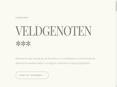 advies bijna contact de ecologisch ervar jar kwaliteit onderzoek ontwikkel ontwikkelar opnem partner professional ruimtelijk tien traject veldgenot vergunningstraject wij zeker zoek