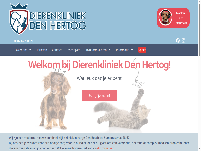 -13 -17 -19 -2200521 -62 00 073 2026 30 5215 58 62 8 9 97586587 afsprak algemen all ba bent bereik beter binnenlop bosch complex contact contactgegeven den deur dierenart dierenarts dierenkliniek dinsdag donderdag e e-mail even formulier gat geopend hartj hertog hertogenbosch hop huisdier info@dkdenhertog.nl informatie inschrijv invulformulier jouw jullie kenn kennismak klar kliniek kom kvk ler leuk maandag mail mak medisch modern nieuw nodig onafhank onz openingstijd operatie problem s s-hertogenbosch schrijf snel social spoed stan sumatrastrat tariev tel telefon telefonisch tijden updates vaccinatie via volg vooral voorwaard vrijdag we welkom wij woensdag zaterdag zien zorg