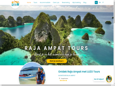 100 145 5 508 600 accommodatie adembenem af afgeleg ampat annalisa archipel arrangement avontur avonturier bedrijf beher bekijk belef beschrijv best bestemm bevolk bewoond blog boat boek boeking boord bungalow comfort dag dagtocht dicht doel echt eiland elk en enzovoort erfgoed ervar expeditie expeditiestijl faq gast gat geboekt geherinvesteerd geleg geniet genoeg gezell goed googl hart help herinner hom hopping ideal indonesia info@luzo-tours.com island it jij klar kleurrijk kom komt koraalriff kristalhelder lang lat les lev ligt lokal luzo mak mangroves mee meenem meerdag meerder meest misschien mooist nacht natur natuurliefhebber nem nl omligg ondernem onderwaterlev ontdek ontspan ontspann onverget onz papua perfect prachtig privacy profiter raja regenwoud reis reisschema reserver review rijk schitter sfer smak snorkel start sterr sterrenreview stort strand toegangspoort tour tuss uitvalsbasis uitzicht uniek vakantie vanaf vandag veelgesteld ver verblijf verblijv verlat verschol villa volgend vraagt vrag waisai wandel water wayag wayag-tour we weelder wereld west wij winst wist zee zegg zien zoek zoekt zorg zorgelos