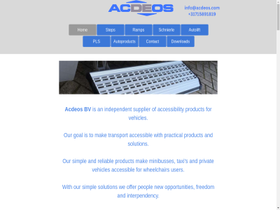 +31715891819 -700 1000 12 15 1a 2352 48.000 500 a acces accessibility accessibl acdeos adaptation adjust agent aluminium ambulances an and anti anti-slip aps arm as autolift automatically autoproduct availabl axs axs-fl axs-fx benelux best board boarding brak built buscamper buses busses bv casset com combines compact condition construction contact corner cz design designed difficult dimension dirt disclaimer download ducato due durabl duty e e-ducato easily electric electrical end epr exclusiv experienc fall fiat fit fixed fl fl-ramp flor folding for formation freedom fresh from fx giving gmbh goal god grov hand handi harsh has hatch he heavy height hermann higher hom ice inboard independent inf interpendency it kg leiderdorp let lift light lightweight lik littl lld lok low m1 mad mak makes making market mini minibuses minibusses minivan mm mor netherland new no o@acdeos.com offer olution only open opener operated opportunities or our out passenger peopl perfect plastic platform pls practical prevent privacy privat problem product profil profiled program prov provides quick rain ramp rear reliability reliabl restraint right rigid running s s.r.l schnierl se se-epr seat seating secur sid simpl simplicity sl slc sliding slim slip smart snow solution spac specially step still structur sturdy suitabl supplier swing system t taxi than the this through to too touwban transport twin typ under unique unit user van vehicl vehicles versa very we weight wheelchair which winter with work year