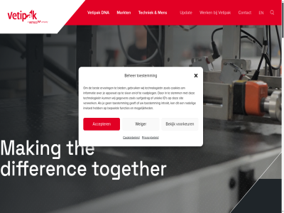 +31 0 15 412 45 58 accepter all apparat avontur bedenk beher bekijk bepaald best bied bijna bouw car center certificer combinatie contact content cookiebeleid cookies dag dankzij differenc dna download driv duurzam en en/of ervar fod functies gebeurt gebruik geeft gegeven gewon groei hand hom hoogt houd huis id iederen ijzersterk informatie innovation inspiratie intrekt invloed jouw juist karolina kersver lat lijn link locaties maciejewska making markt men mogelijk monoplastic mooi nadel nieuw nieuwbouw nieuwst nl nou onz opdrachtgever opgelost oss papier plek privacy privacybeleid product raadpleg robottechnologie rub s samenwerk sit skip slan smit stemm surfgedrag techniek technologieen ter the to toepass toestemm together uniek updat updates vacatures veghel verpakkingsoploss versus vertell verwerk vetico vetipak vetipakker voorkeur vooruit we weiger werk wij zet zien zoal zolang