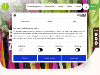 -27 0 03 04 06 07 08 1 10 14 17 18 19 2025 22 23 25 27 3 4 43 5 6717 7 aalder aanmeld actief actueel advertenties adverter advies adviser agenda algemen all allen analys analyser angoan basis beantwoord behart bekijk belang belangenbehart belon bennekomseweg bepaald beschermd betekent bezoek bied bijdrag bio bioacademy bioboer biodiversiteit biohuis biologisch bionederland bionext biovelddag biowinkelveren blaadj blijf boer carnavalskraker cijfer combiner commentaarbeleid congres consent consument contact content controversiel cookies cookieverklar cooperatiev del detail dienst dier drie e e-mailadres ede ervor eten eu eu-voorzitterschap european europes februari fruit functies gebied gebracht gebruik gebruikt gecontroleerd gedrag gef gegeven genoemd geproduceerd gesteld gev goed greenpaper groei groen grot handelsbedrijv hangop herkent hoogt horapark houd hub huishouden hulp hutspot inbox informatie inspiratiedag januari jumbo juni kennis kenniscentrum ket keten ketengroep ketenorganisatie keurmerk keyboard kiest klant klimat kop kwalitatiev kwantitatiev kwestie laatst lancer landbouw lat lev lever lid ll maakt maart maatschapp mag mail mailadres manier market marktontwikkel masterclas maximal media meest meld mening mens milieu morg nederland nieuw nieuwsbrief nodig noodzak obaia officiel omschakel onbespot ondernemer ondersteun onderzoek onlin online-klant ontwikkel onz opstart organic partner personaliser plantenkwekerij plantenoctrooi pol precies prijsvorm privacy producent producer product project publicaties publiciteit regel regio richt s sam samenwerk schil search sector selectie selection services sierteelt sierteeltproject sit sitemap slecht slotbijeenkomst social stamp statistiek stek sterretjes term thema themadag toestan toestemm trendrapport tuinder twaalf vaccinatiepilot vademecum vaker vast verbindt verdiep verduurzam veren versterk verstrekt verzameld voeding voedsel vogelgriep voldoet volg volgend voorkeur voorwaard voorzitterschap vorig vrag war 