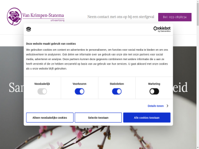 -2858234 0 033 04 06 1 10.000 15 2 2010 2016 2022 2023 20a 22 24 25 285 3931 4 52 57 6 8234 aantal aanwez achterblijv achtergrond adres advertenties adverter af afscheid afstand akkoord algemen all allen amerong amersfoort analys analyser barneveld basis begeleid begraafplat bekijk bel betrok bied bilthov binn blijft buit bunnik centrum combiner consent contact contactgegeven content cookies copyright dag del denk detail dichtbij dienst dierbar dinsdag diver doet doorn dooskist drieberg duursted echt elst email emotionel erachter februari functies ga gastvrij gat gebouwd gebruik gedrag gegeven geleefd gemaakt geopend gepast gev grag hand hart hd hecht helpend henschot herinner heuvelrug hoeft hom hulp info@vankrimpenstatema.nl informatie ingrijp inhoud inmiddel intensiev jar jij karakter keuzes kinder kinderuitvaart klein komt kost kostenbegrot krijg krimp krimpen-statema laatst leersum les leusd lev lichtjesavond ligt locaties lop luister maakt maarn maarsberg manier market media mee meestal meld melding mens mid midden-nederland modern moet mogelijk naast naviger nederland nem nieuw nodig noodzak november onderscheidt ondersteun onz open openingstijd overberg overlijd overzicht partner past per period person personaliser policy praktisch privacy professionel recht referenties regel regio renswoud reserved respectvoll rhen richt right ruimt sam scherpenzel selectie selection services sit social soest som stan stap statema statistiek sterfgeval team telefon toestan ton transparant uitvaart uitvaartcentrum uitvaartzorg utrecht uur veenendal vel verliest verstrekt verzameld voelt voorgrond voorkeur voorop voorstrat vorm vrouw waardig wanner war we websit websiteverker welk wens werkgebied werkzam wij wijk wilt woudenberg zak zeist zijd zodat zorg