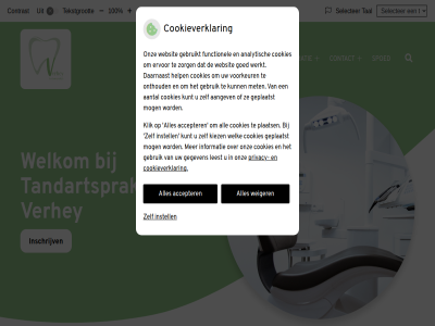 10 100 aangeslot accepter arabisch bevorder chines contact contrast cookieverklar duit engel fran gemaakt hom hoofdmenu informatie inschrijv instell italiaan knmt konink maastricht maatschappij menu mogelijk nederland praktijk privacy selecter span spoed submenu tal tandart tandartspraktijk tandheelkund tariev tekst tekstgrot vereenvoudigd vergrot verhey verklein weiger welkom