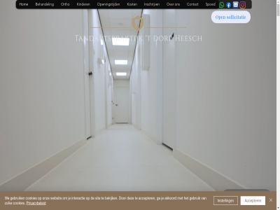 accepter adres akkoord b behandel bekijk bericht contact cookies dorp e e-mail ga gebruik geslacht heesch hom inschrijv instell interactie kinder kost krt mail man nam onderwerp ontmoet onz open openingstijd ortho privacybeleid registratie sit sollicitatie spoed t tandartspraktijk team telefon verzend vrouw we websit zulk