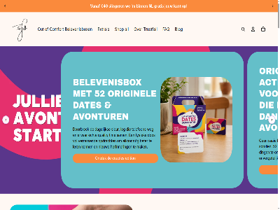 0 00 1 15 1x 2 2026 24 4 45 5 52 52x 99 aaibaar/zacht aantal activiteit algemen all allebei allen ander annuler anxiety avond avontur bank bankavond basic bedoeld bedrijv begint beid beleid belevenisbox bent best bestaand besteld bestseller betaalmethod beter bezig bios bitch bizarr blef blijv blog box bubbel buikpijn buurt cadeau challenges cocktail collab collaborat comfort comfortzon comfortzones commitment contact couples creat creeer crim daagt dacht dag dagelijk dar dares dates dates/dares datzelfd deal dekentj denk denkt dezelfd ding doe doorbrek dos doz durf durfd durv e e-mail echt edition een eigen eind eindelijk elk elkar emma eran ernar ervar extra fal faq floatfit foto friend fuck full fysiek ga gan gat gebeurt gedan geeft gef gegev gehad geheim gehoord gekocht gelijk gelof genoeg geprat gesloopt gev gevoel gevond gevuld gewon ging go goed gooi groei groep haha hang hart hebt herinner hierna hilarisch houdt hulp it j jar jij joyc jullie kado keihard kend kenn ker kiez kijk klar kleurrijk klopp klopt kocht kond koppel krijg lach lat leg lekker ler les less let leuk liever lijkt mail mak marathon mee meegemaakt mn moment mooi naast netflix netflix-marathon nieuw nodig nog nooit normal nou of onbek ongemak onszelf ontdek onverget onverwacht opdracht opgelucht ophal opzoekt originel out overboord overrated packag par partner pas patron perfect prat prijs product quality queen rauw retailer retourner routin s saai saf sam scherm scor scroll shop sleur slop snel snell sneller sommig spannend spanning spel standaard stapp stapt stories straatoptreden succes suff telefon telling terrasj thuis ticket tijd tim to toevoeg tof trek trustfall twee uitdag uitgelicht uitvoer uren urenlang vandag veelgesteld veelst veilig verbind verget verhal verhog verjaardag verlag verlat verrass verrassingsbox verrast verwacht verzameld verzend verzond vind voel voelt vol volgend vooral voordel voorspel voorwaard vor vrag vriend vriendin waarom waarop waarvan war we weg wek wel wer