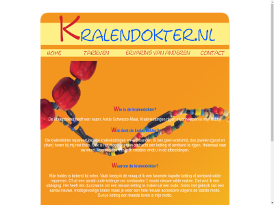 aarom at doet e i kralendokter kralendokter.nl w