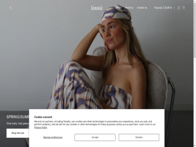 -3 00 1 129 2025 25 26 35 89 95 about accept ads analytic and bandana be busines by cart consent contact content cookie cookies country/region day declin dres eur experienc featured for franc headband includ instagram learn log lok longslev lousu lousu.studio manag maxi mor newsletter not one or other our out partner perform personaliz pieces policy preferences pric privacy purposes refund regular separately servic shipping shop shopify show sign skip social sold spring/summer styl subscrib sunkissed tag technologies term the them thes tiktok to two unles untamed up us use way we will within worn you your