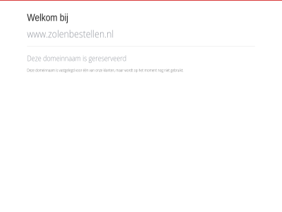 domeinnam een gebruikt gereserveerd klant moment onz vastgelegd welkom www.zolenbestellen.nl