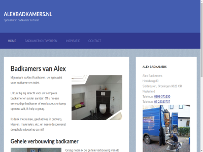 -371630 0598 06 2026 22933737 80 9628 aankled advies afwerk alex alexbadkamers.nl ander badkamer behoort bekijk bent complet contact copyright cr denk desgewenst eenvoud ervar etc gan gef gehel geword grag groning groothandel help hom hoofdweg inricht inspiratie jarenlang kleur kunt kwaliteit laatst lever luxueus mak mat material mee mogelijk montag monter mooi nam natur nederland nem nieuwsgier offert ontwerp overleg plaats resultat rusthov sam samenstell sanitair siddebur slooptraject specialist tak talloz telefon terecht toilet total uitvoer uitzoek vakkund verbouw verzekerd vrijblijv war we webmedia websit werkzam wilt