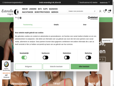 -5714103 0 00 0100410 0120820 0161810 0262120 045 0521630 0521631 0521633 0621510 1 100 107 110 120 1970 2 2001 2026 27 29 3 30 371 4 40 44 478 52 5527 5529 5544 67 70 8 84 844 89 90 aandacht aanvoelt acties activ advertenties adverter advies air alg.voorwaarden all allen analys analyser anita arcad avero badmod badpak basis be bedrijfsgegeven begeleid begrijp bent bescherm bestell bestseller beugel bezoek bezorg bh bied bikini binn blijf blog blue borstprotheses cadeau caff car cheque collectie collecties color combiner comfort comfortabel consent contact content control cookies copyright cup cupmat daarom dag de deauvill del detail deur disclaimer donna eerst elegant elk ell erkend ervar esterella esterella.nl eve expertis extrem faia functies ga gat gebruik gedeg gegeven gevestigd gewenst glossy gratis groter hamer heerl help hoogt ide inclusief informatie inhoud instagram iris jarenlang jo jouw klachtenregel klantenservic klantenservice@esterella.nl kop koper kopers-bescherm l lac lat les lichaamstyp light lim lingerie lingeriestylist lingeriewinkel m maakt maattabel madison marie mariejo market media meld merk momentum mooi mooist nachtmod natur nederland nem nieuw nieuwsbrief nieuwst nl nl-be-d noodzak onlin ontdek onz partner past pearly perfect personaliser pink prima primadonna privacybeleid raadhuisstrat resultat retourner rio ros rosa ruimschot s sal scarlet schrijf selectie selection servic services shop short sind sit slip smart social specialist sport stan statistiek stijl stijlvoll string studio styl swim taill team tijd toestan toestemm tom trend ts twist typ uitgebreid uitgelegd uitstek uniek valentijn vernieuwd verstrekt verzameld verzend vind vindt volg voorgevormd voorkeur voorop vrouw waarom wacoal war we websit websiteverker weiger welkom wij winkel zelfvertrouw zit zodat zoek zoekt