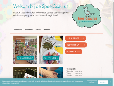 -12.00 -16.00 -3 -44835497 06 1 10.00 14.00 6641 accepter activiteit akkerslep akkoord assortiment augustus behalv bekijk beuning contact cookies doner eerst ga gebruik gemeent geslot grag iederen info.speelosaurus@gmail.com instell interactie kom len lid maand meedoen omstrek onz openingstijd privacybeleid sit snel speelgoed speelosaurus speelothek stichting vrijdag we websit welkom woensdag wr zaterdag zulk