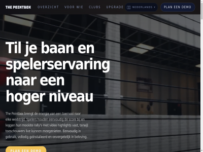 ban belev brengt club demo eenvoud elk energie gebruik geinstalleerd highlight hoger houd legg liv meegeniet mooist nederland niveau onverget overzicht padel plan pointbox rally s scor scoresystem speler spelerservar terwijl the til toernooi toeschouwer upgrad vast video volled wedstrijd